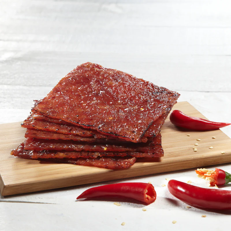 Chilli Bak Kwa Freshly Grilled - 辣椒肉干 (现烤)
