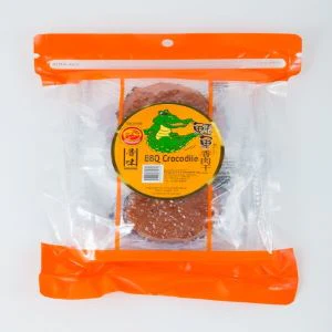 Crocodile Bak Kwa (Individually Vacuum Packed) - 鳄鱼肉干[单片独立真空包装] (100g) - Image 2