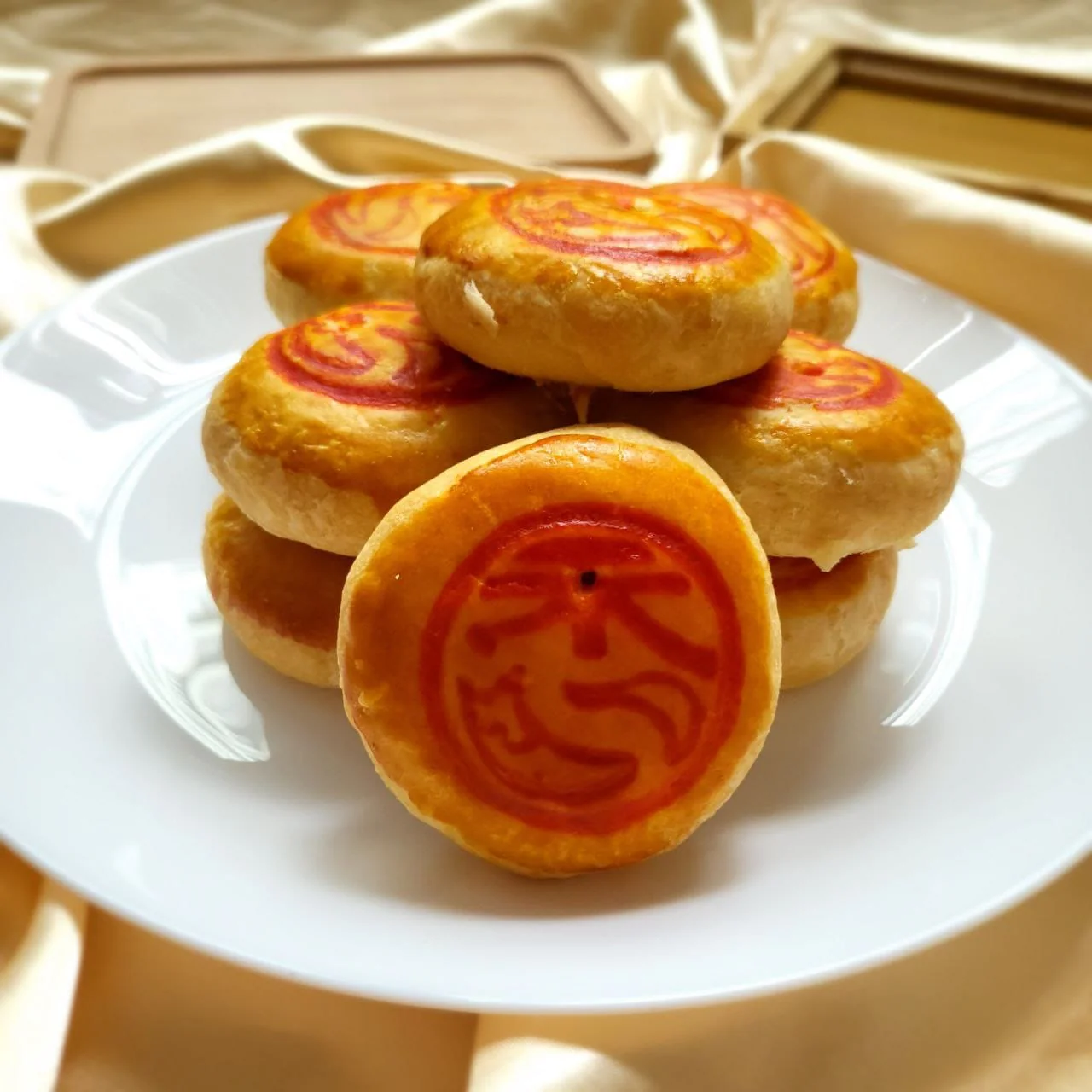 Salty Tau Sar Pastry 咸豆沙饼 (10pcs)