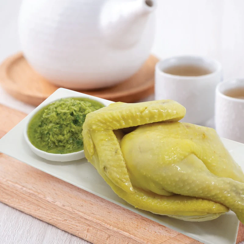 Kampong Chicken with Ginger Sauce 姜蓉甘榜鸡 (400g)